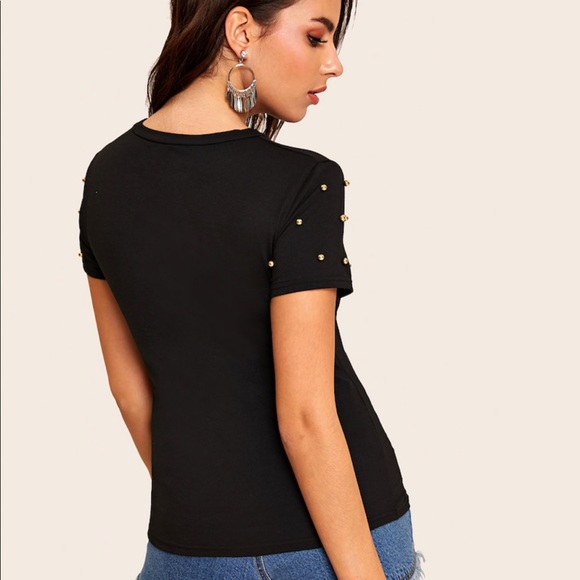 Sequin Figure Print Tee - Picture 3 of 6